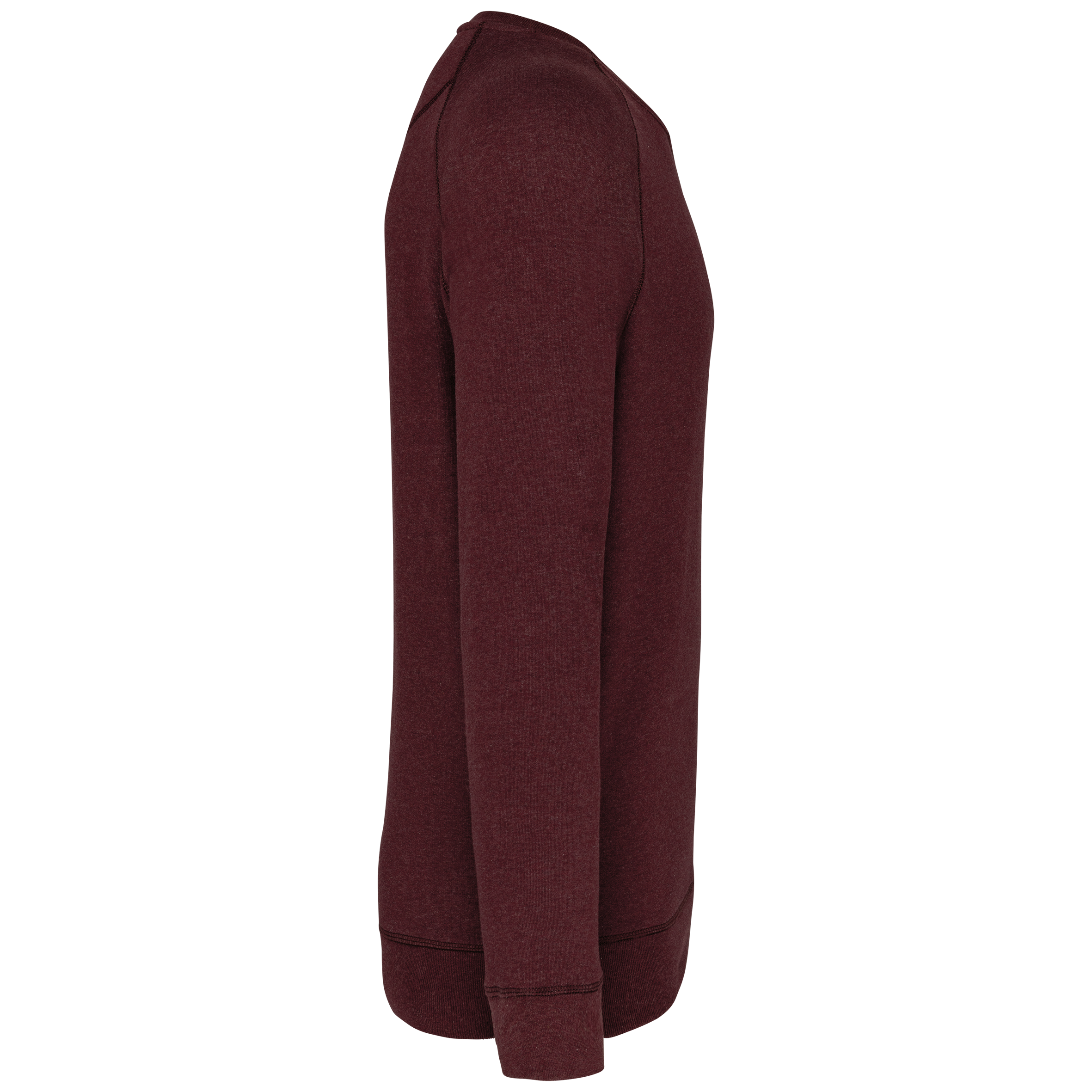 Heren Sweatshirt van Biologisch Katoen met Ronde Hals en Raglanmouwen - K480