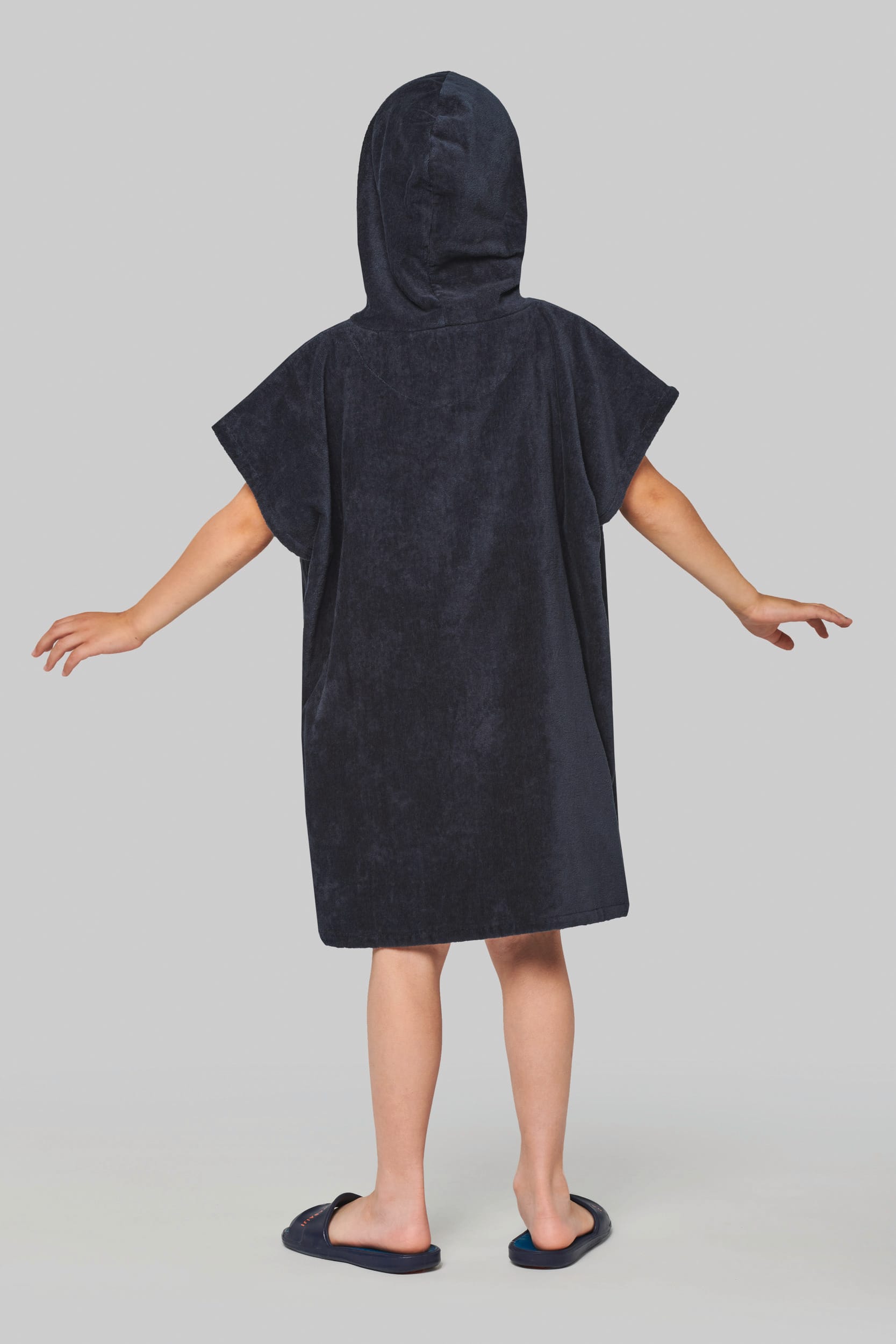 Poncho à capuche en tissu éponge pour enfants - PA582