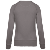Dames Organisch Katoenen Crew Neck Raglanmouw Sweatshirt - K481