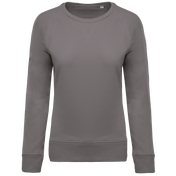 Dames Organisch Katoenen Crew Neck Raglanmouw Sweatshirt - K481