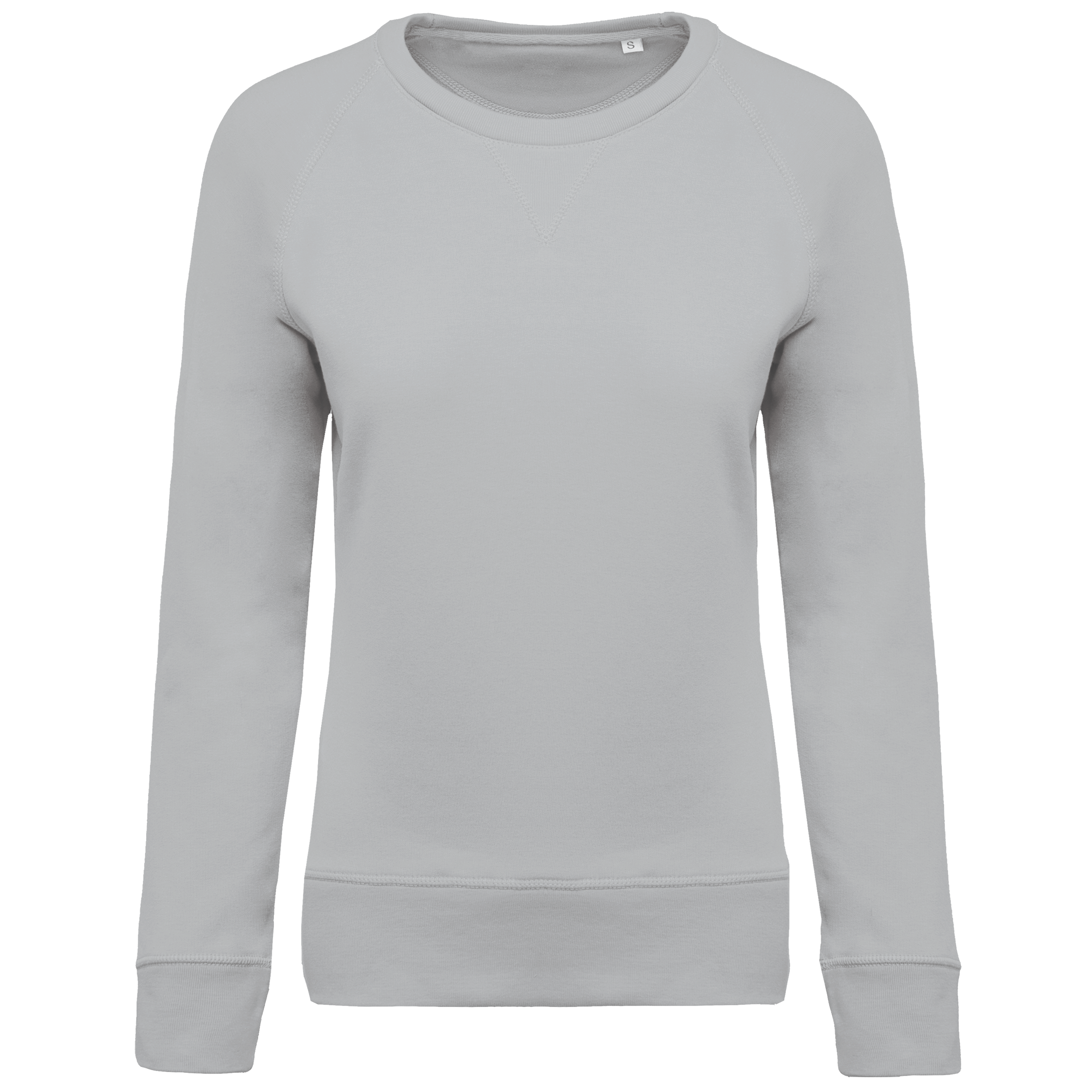 Dames Organisch Katoenen Crew Neck Raglanmouw Sweatshirt - K481