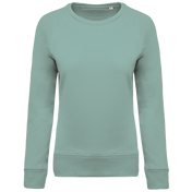 Dames Organisch Katoenen Crew Neck Raglanmouw Sweatshirt - K481