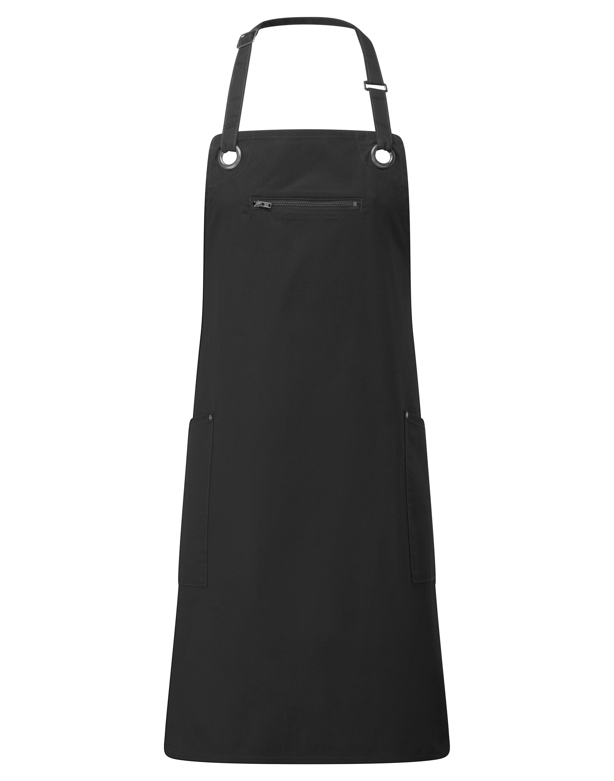 Eco-Friendly Contrasting Apron with Zip Pocket | PR121