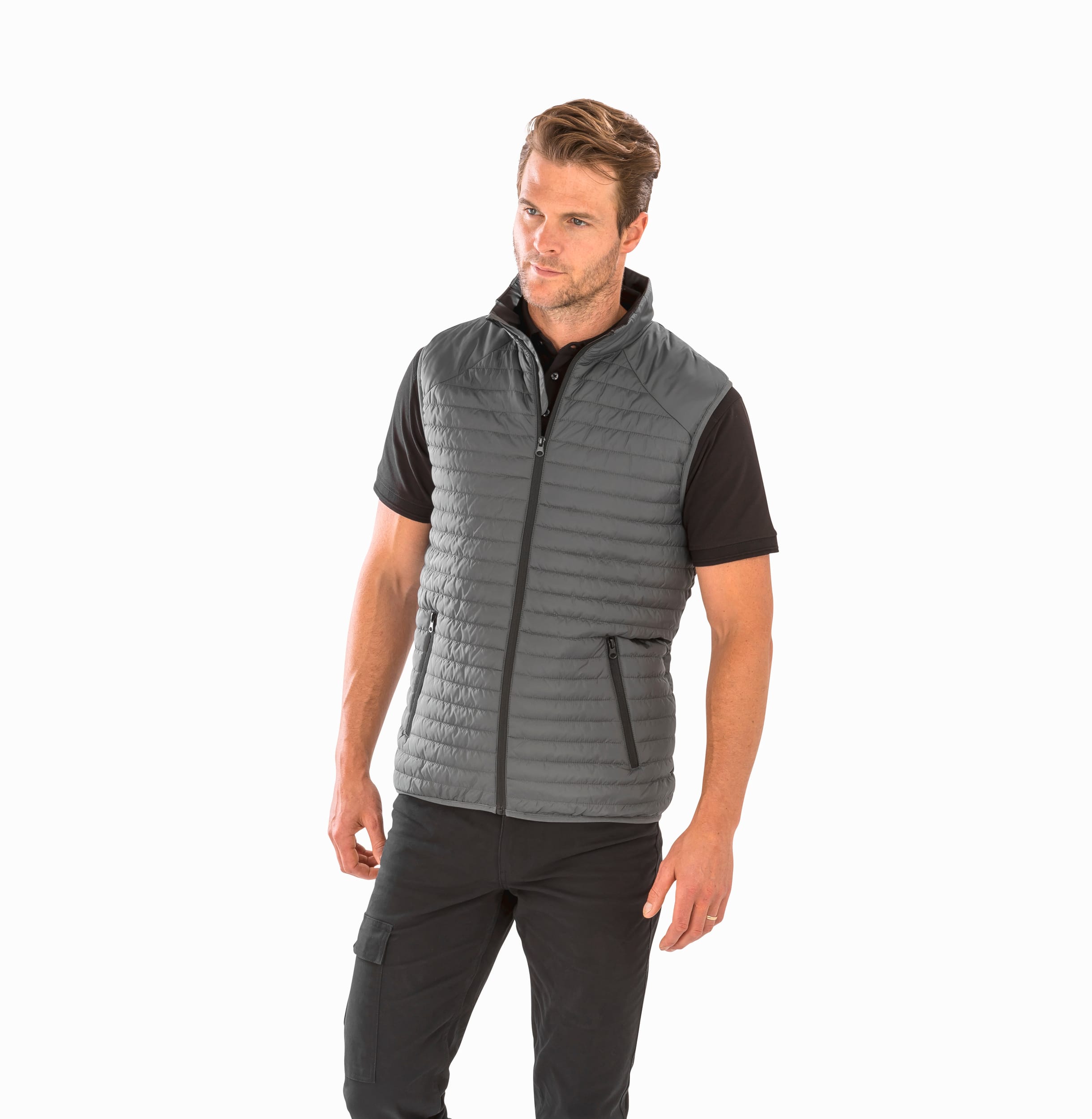 Gilet imbottito in poliestere riciclato - imbottitura da 140 GSM | R239X