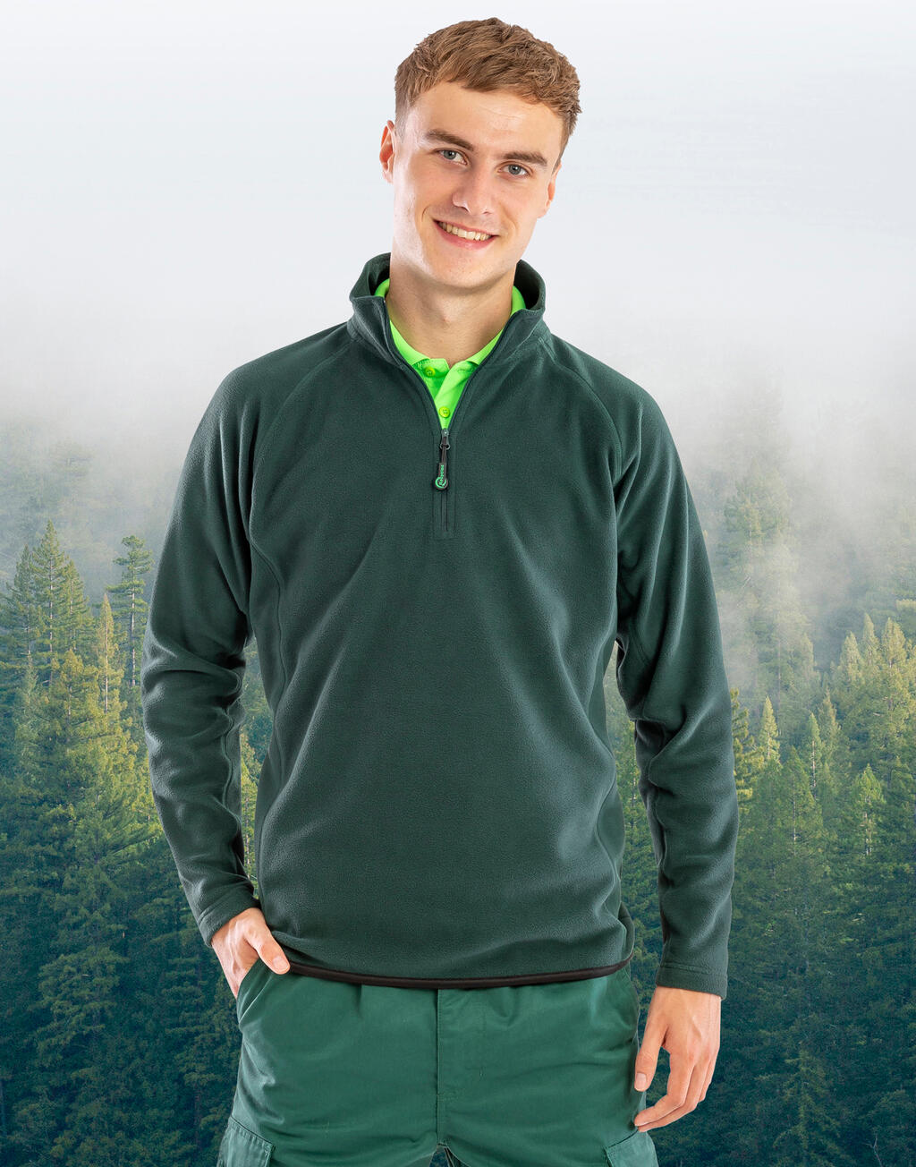 Recyceltes Microfleece-Oberteil - 28033