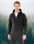 Jacke aus recyceltem Microfleece mit Kapuze - 28333