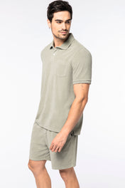 Polo de toalla de rizo para hombre - Hecho en Portugal - 210 g/m² - NS227