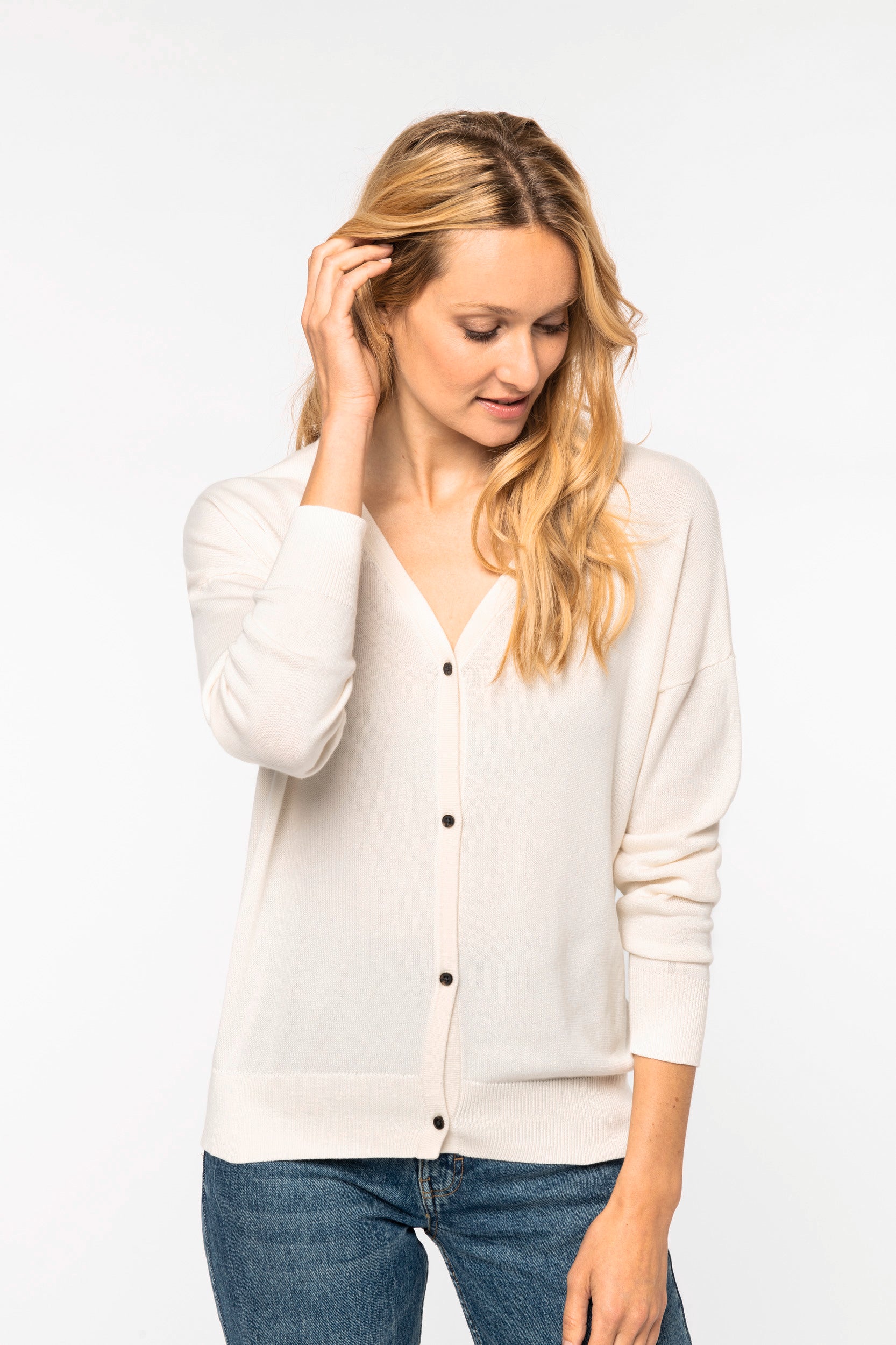 Ladies’ Cardigan With Lyocell Tence - 250 g/m² - NS922