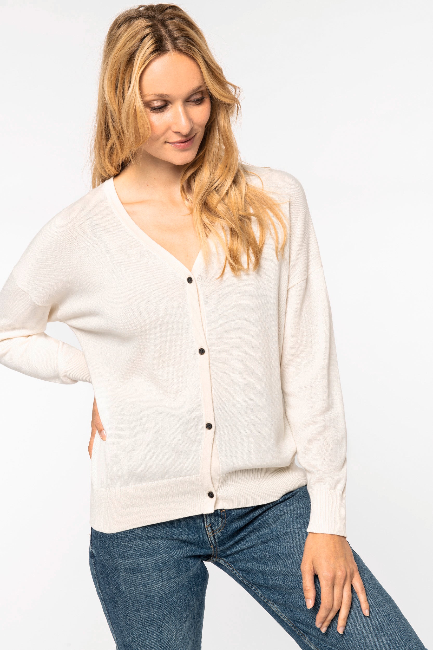 Ladies’ Cardigan With Lyocell Tence - 250 g/m² - NS922