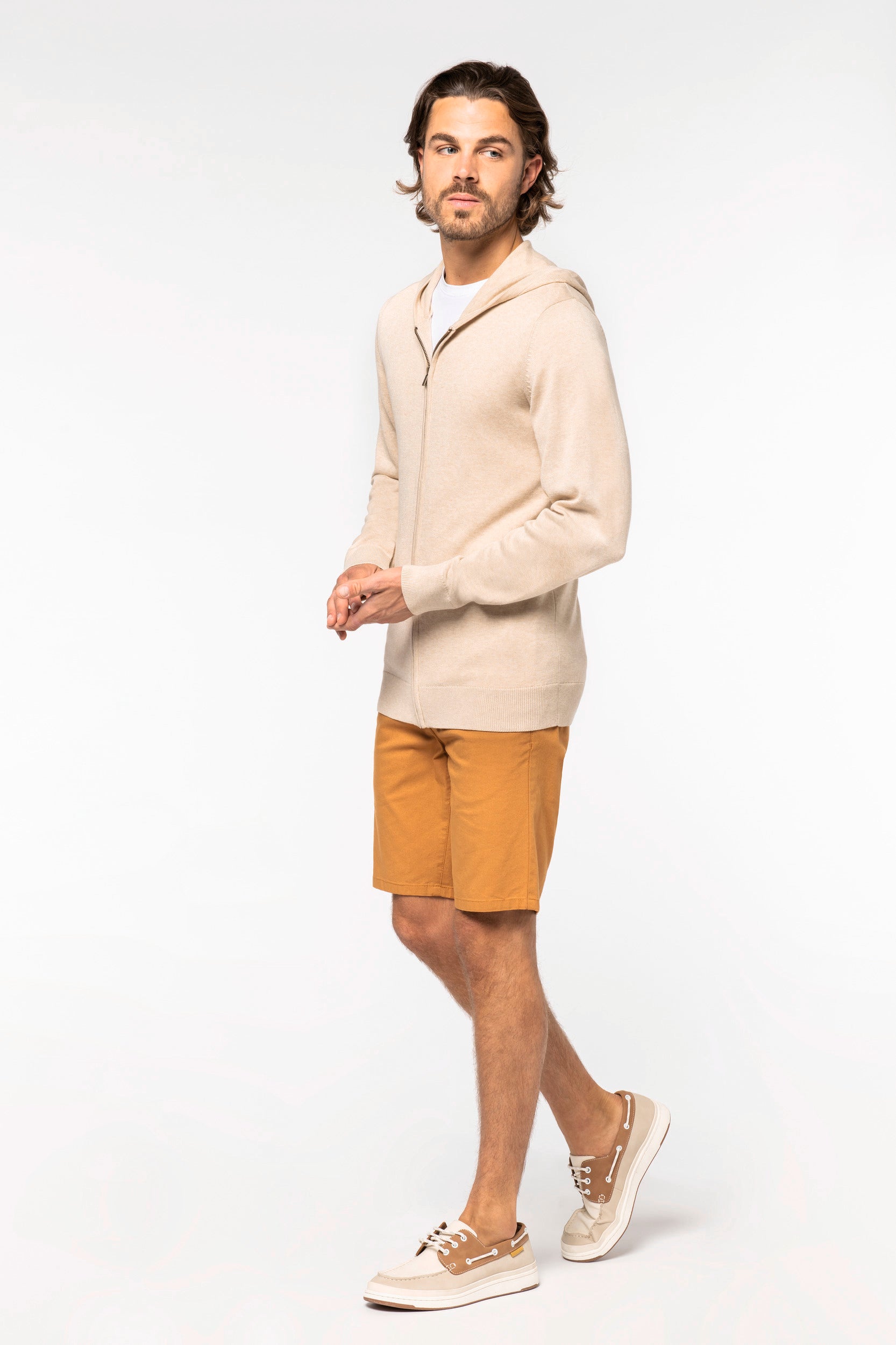 Jersey con capucha para hombre con Lyocell Tencel - 245 g/m² - NS906