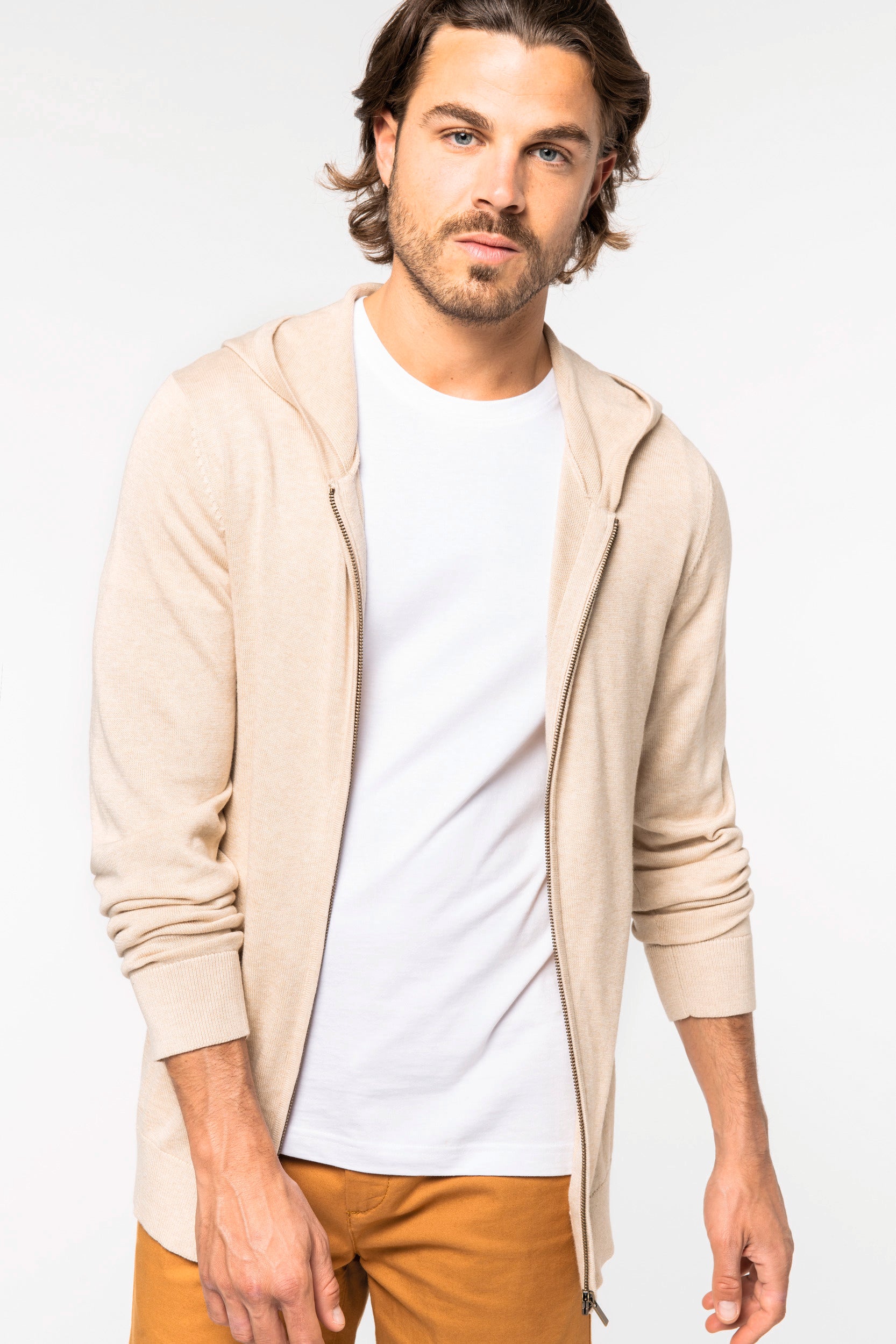 Jersey con capucha para hombre con Lyocell Tencel - 245 g/m² - NS906