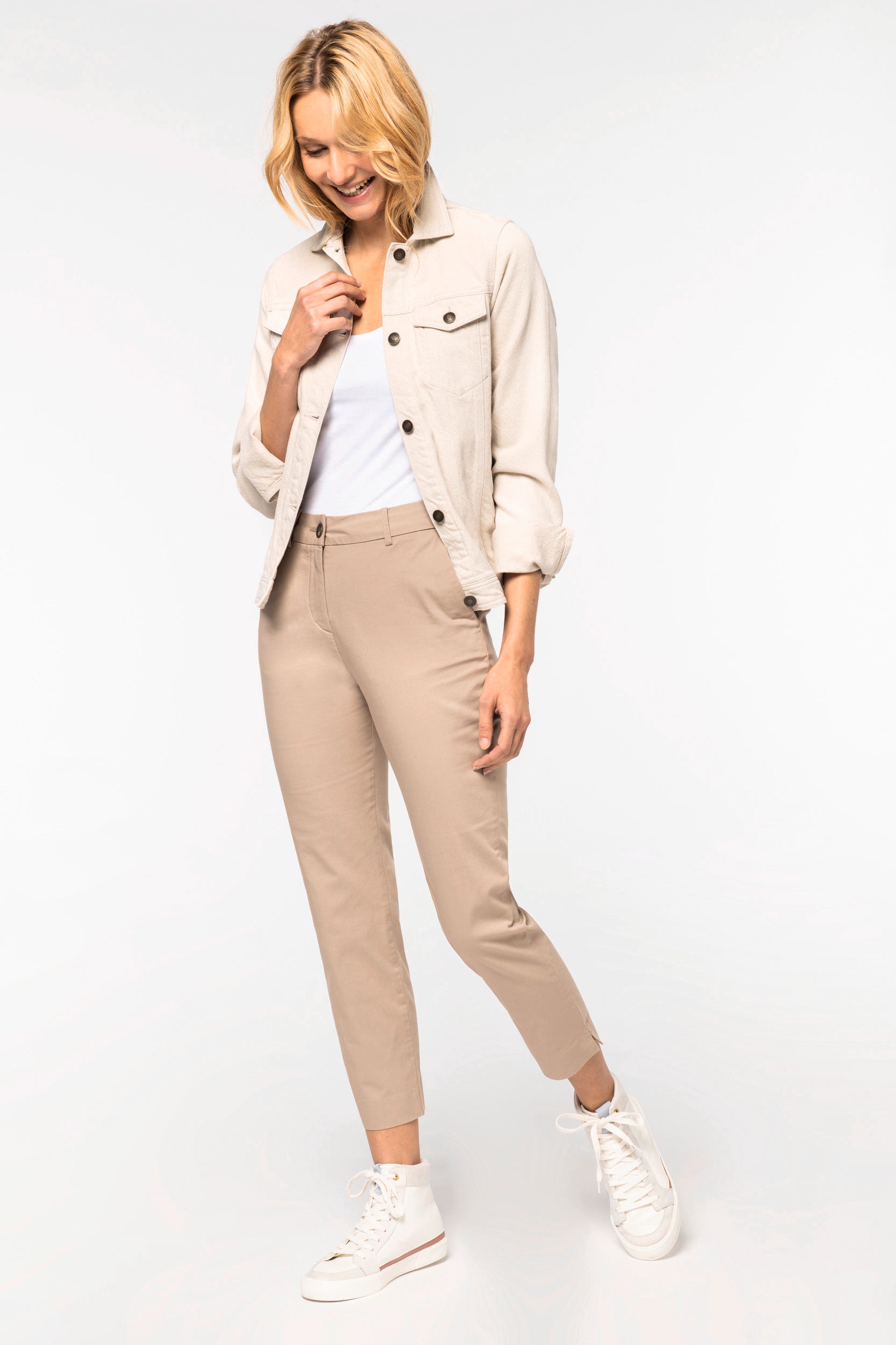 Chinos 7/8 para mujer - 235 g/m² - NS737