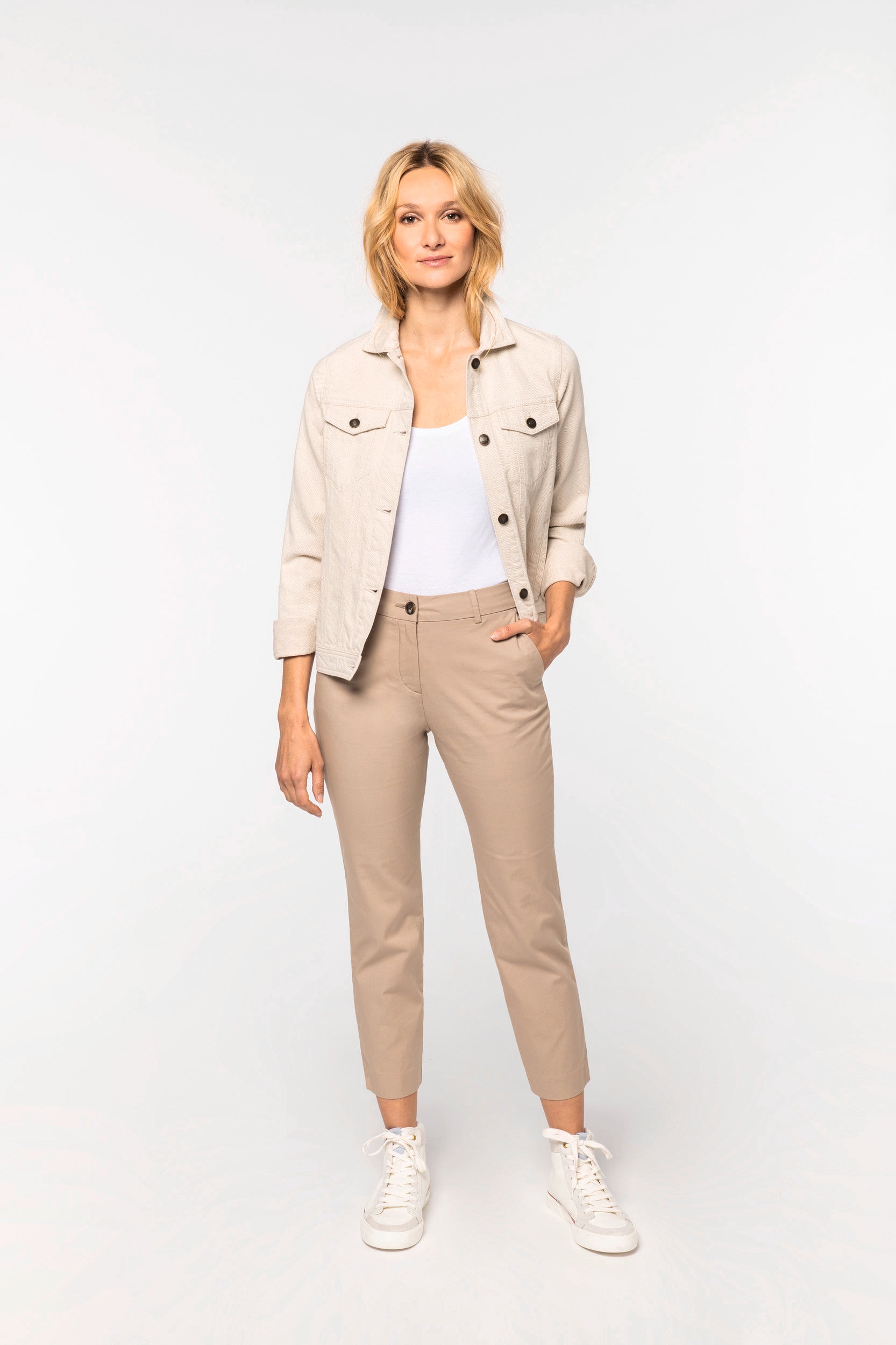 Chinos 7/8 para mujer - 235 g/m² - NS737