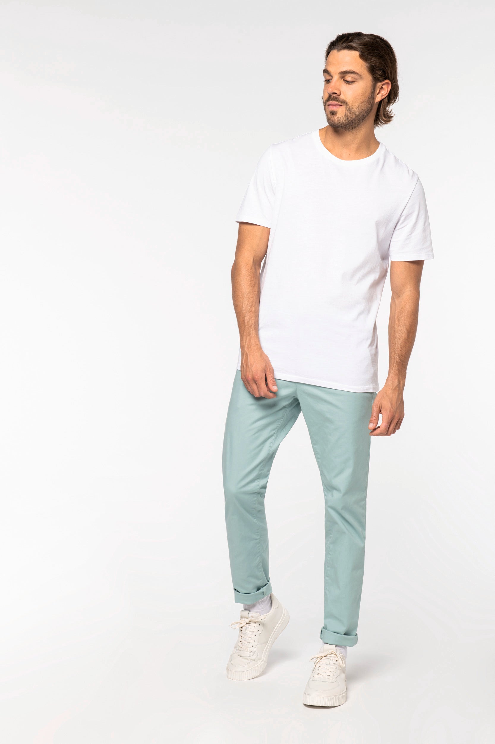 Chinos de algodón orgánico para hombre - 235 g/m² - NS736