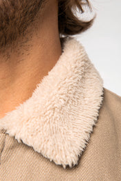 Chaqueta unisex con cuello sherpa ecológica - 380 g/m² - NS612