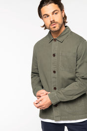 Heren Worker Faded Jacket - 300 g/m² - NS610