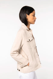 Chaqueta ecológica de mujer con cáñamo - 370 g/m² - NS607