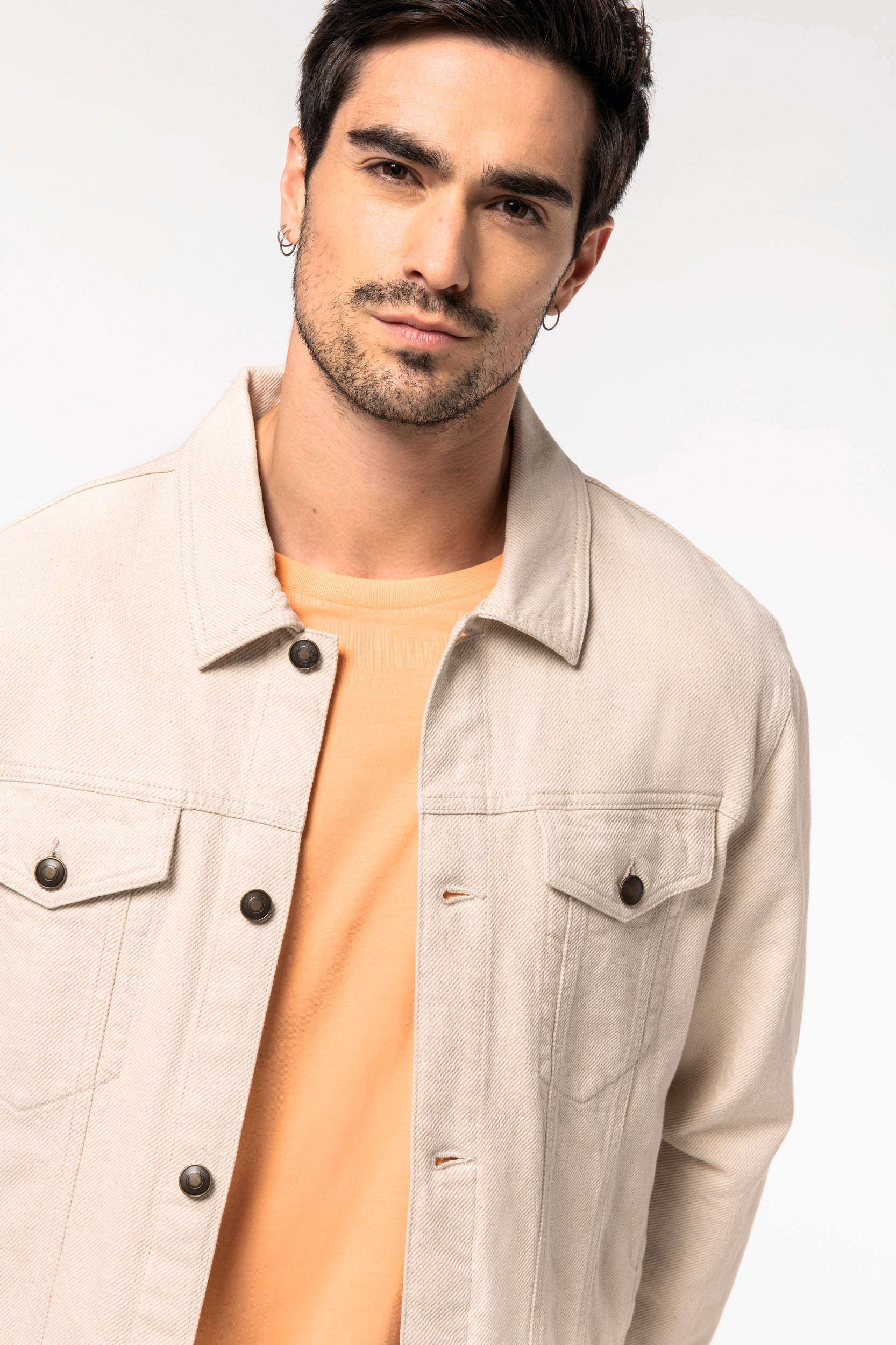 Chaqueta ecológica para hombre con cáñamo - 370 g/m² - NS606