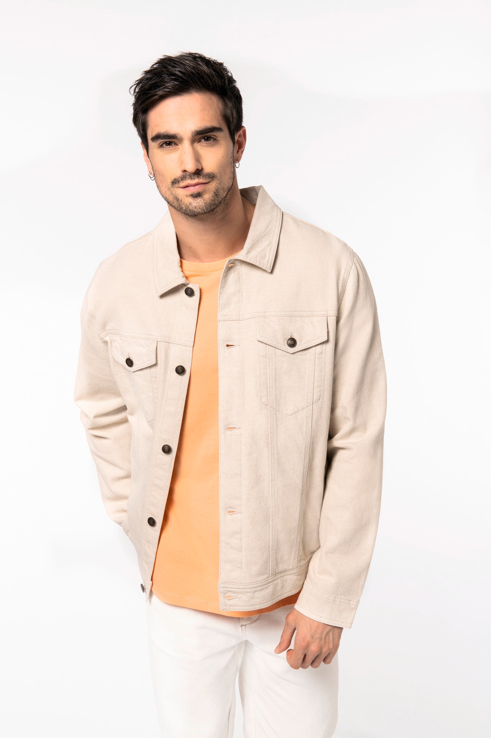 Chaqueta ecológica para hombre con cáñamo - 370 g/m² - NS606