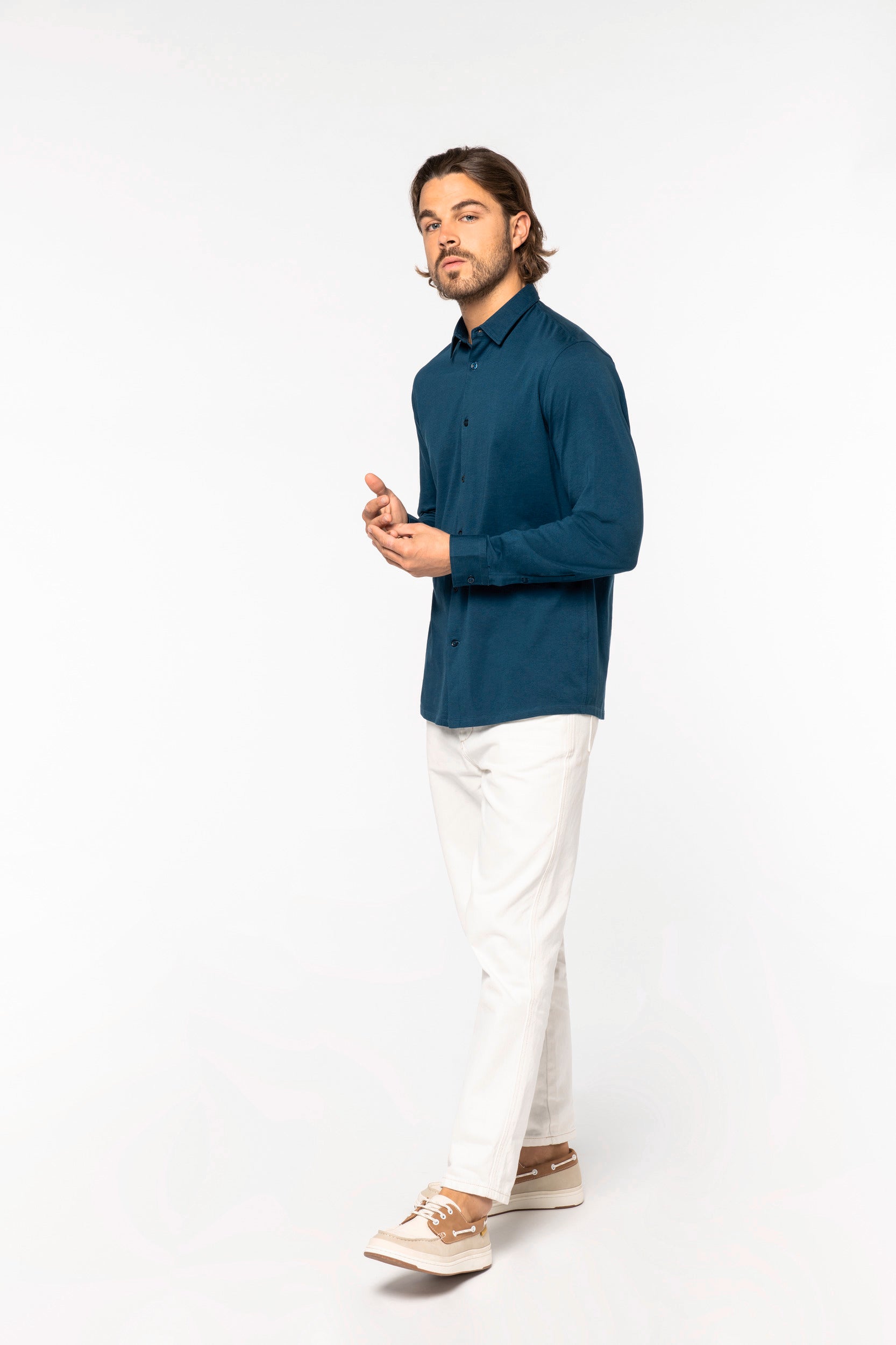 Camisa de punto para hombre - 155 g/m² - NS510