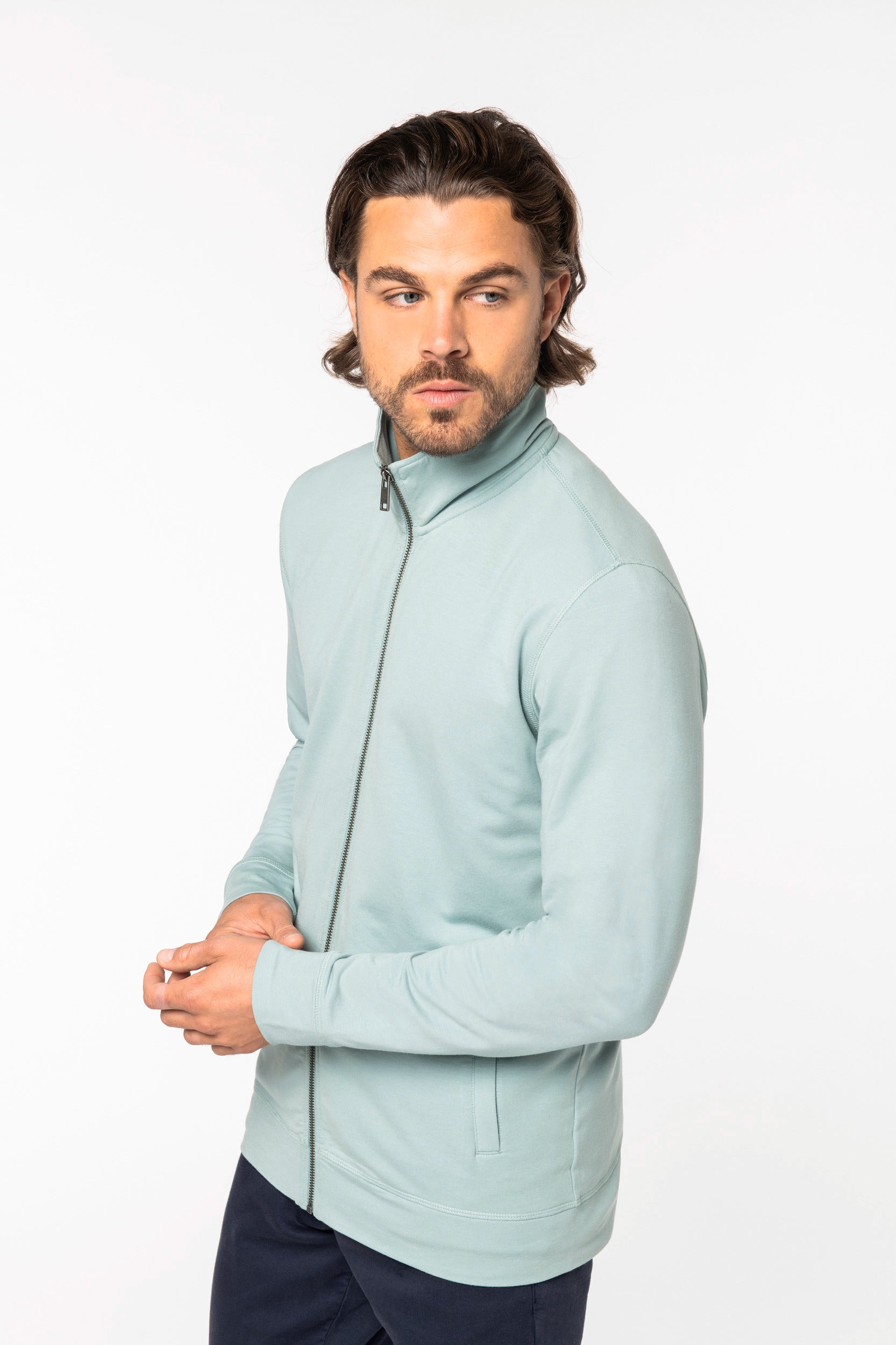 Men's Jacket With A High Neck - 260gsm - NS427