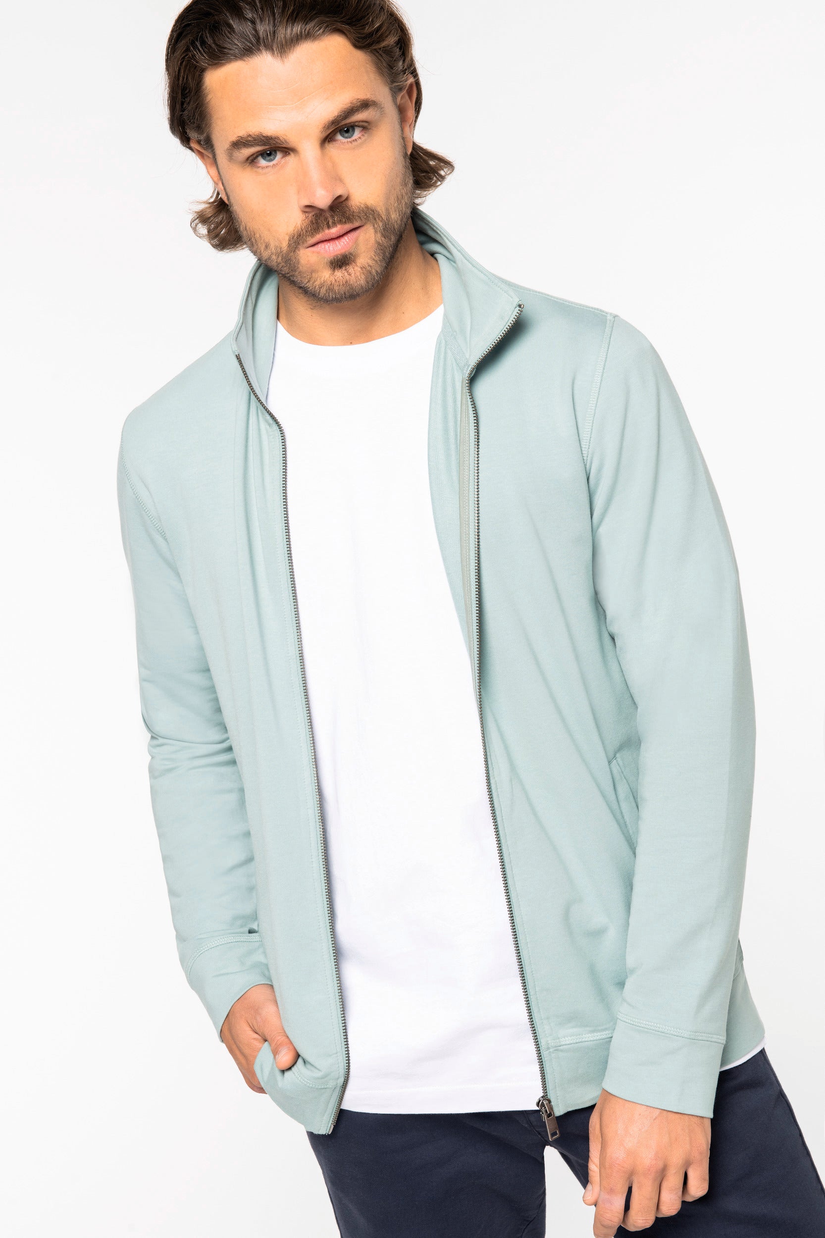 Men's Jacket With A High Neck - 260gsm - NS427