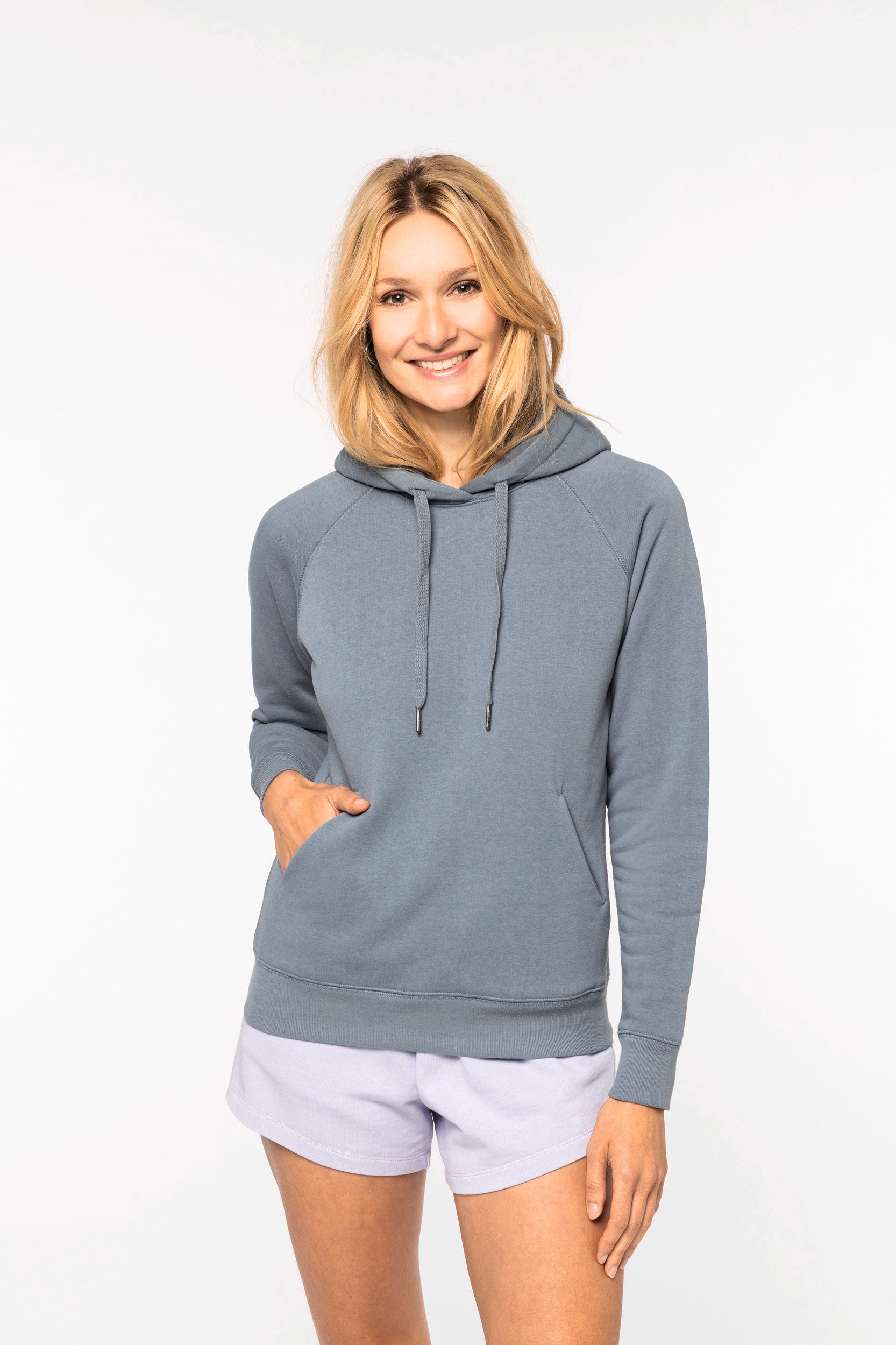 Sudadera con capucha y mangas raglán para mujer - 350 g/m² - NS422