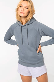 Sudadera con capucha y mangas raglán para mujer - 350 g/m² - NS422