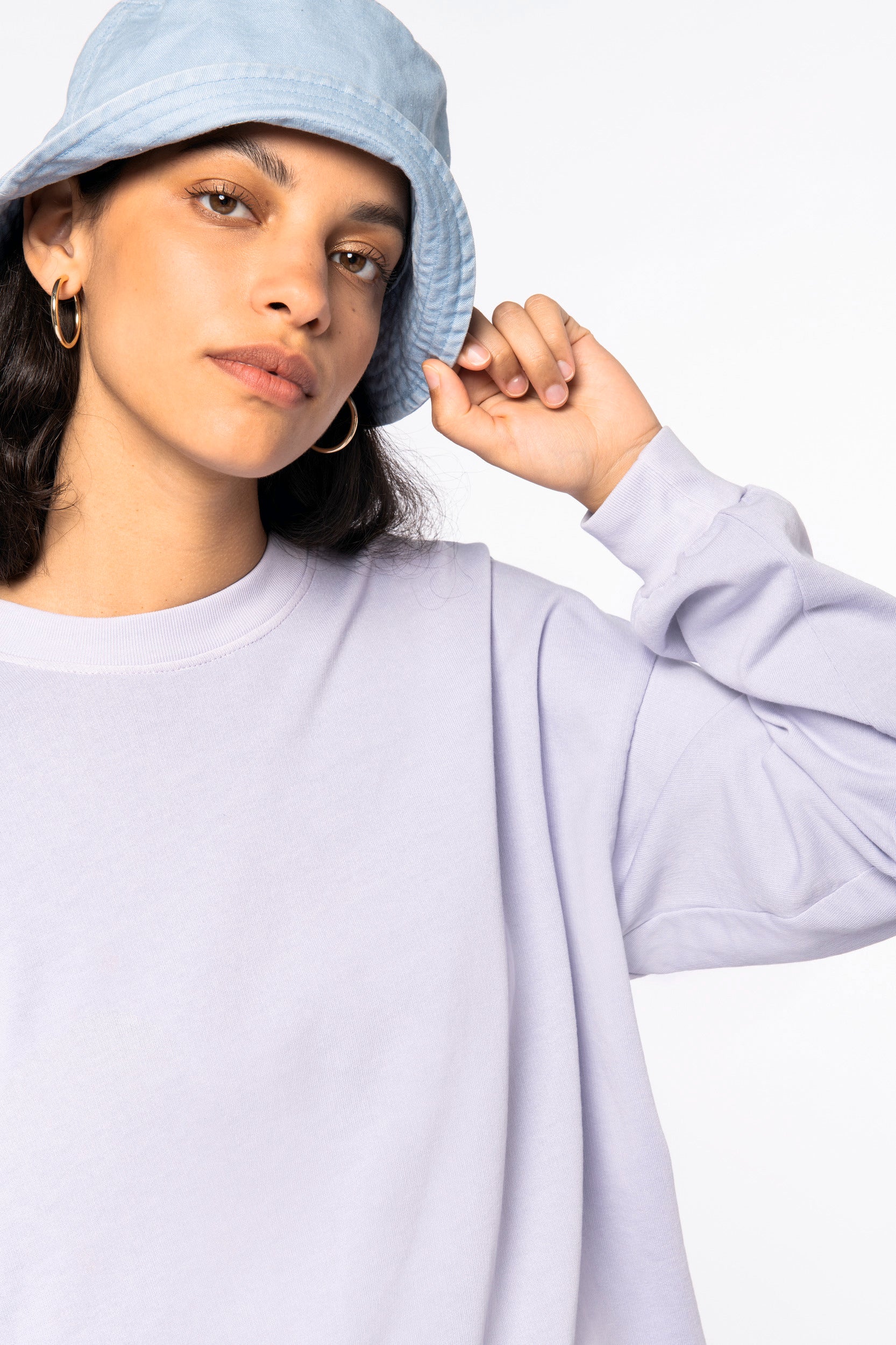 Unisex Eco-Friendly Oversized French Terry Sweatshirt - NS415 - Crafted in Portugal