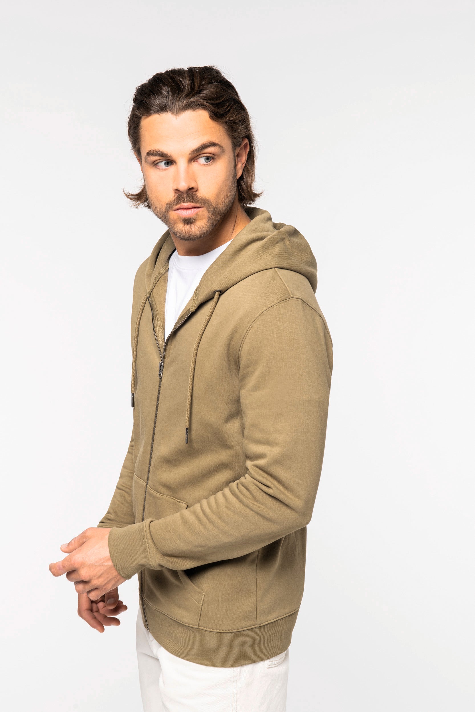 Sudadera unisex con capucha y cremallera - 350 g/m² - NS402