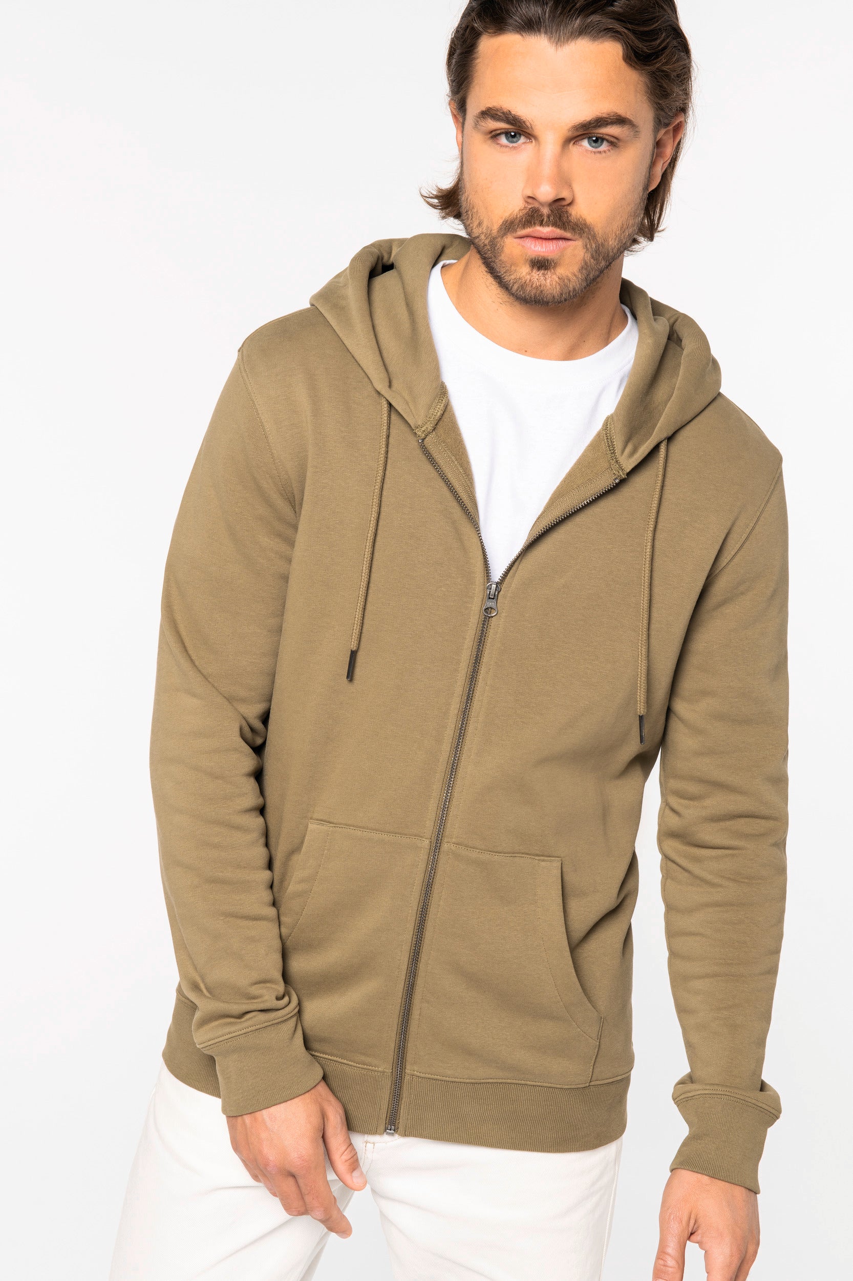 Unisex Zip-up Hooded Sweatshirt - 350gsm - NS402