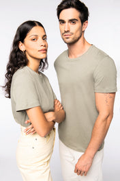 Unisex Organic Cotton And Linen T-shirt  - 150gsm - NS325