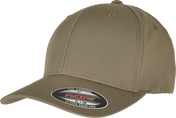 Curved Peak Cap in Recycled Polyester and Elastane | FL6277RP