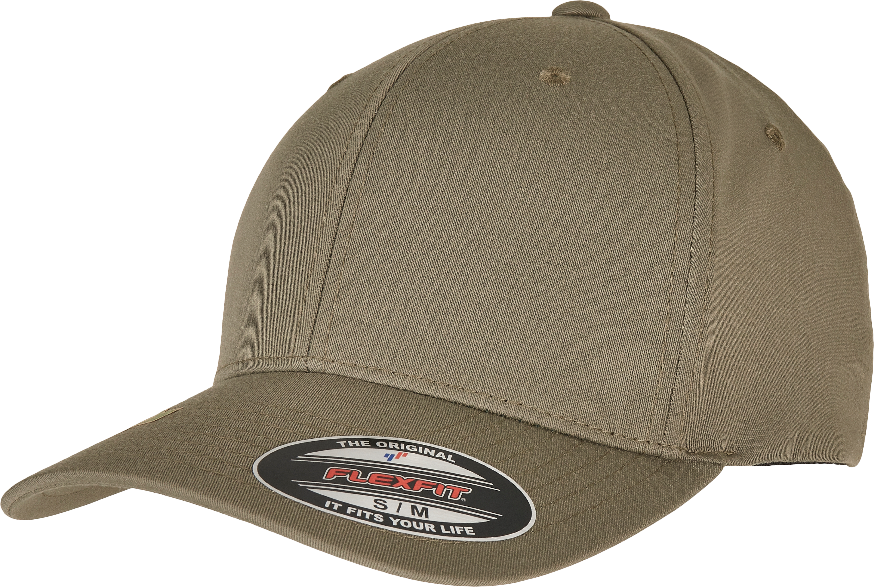 Curved Peak Cap in Recycled Polyester and Elastane | FL6277RP