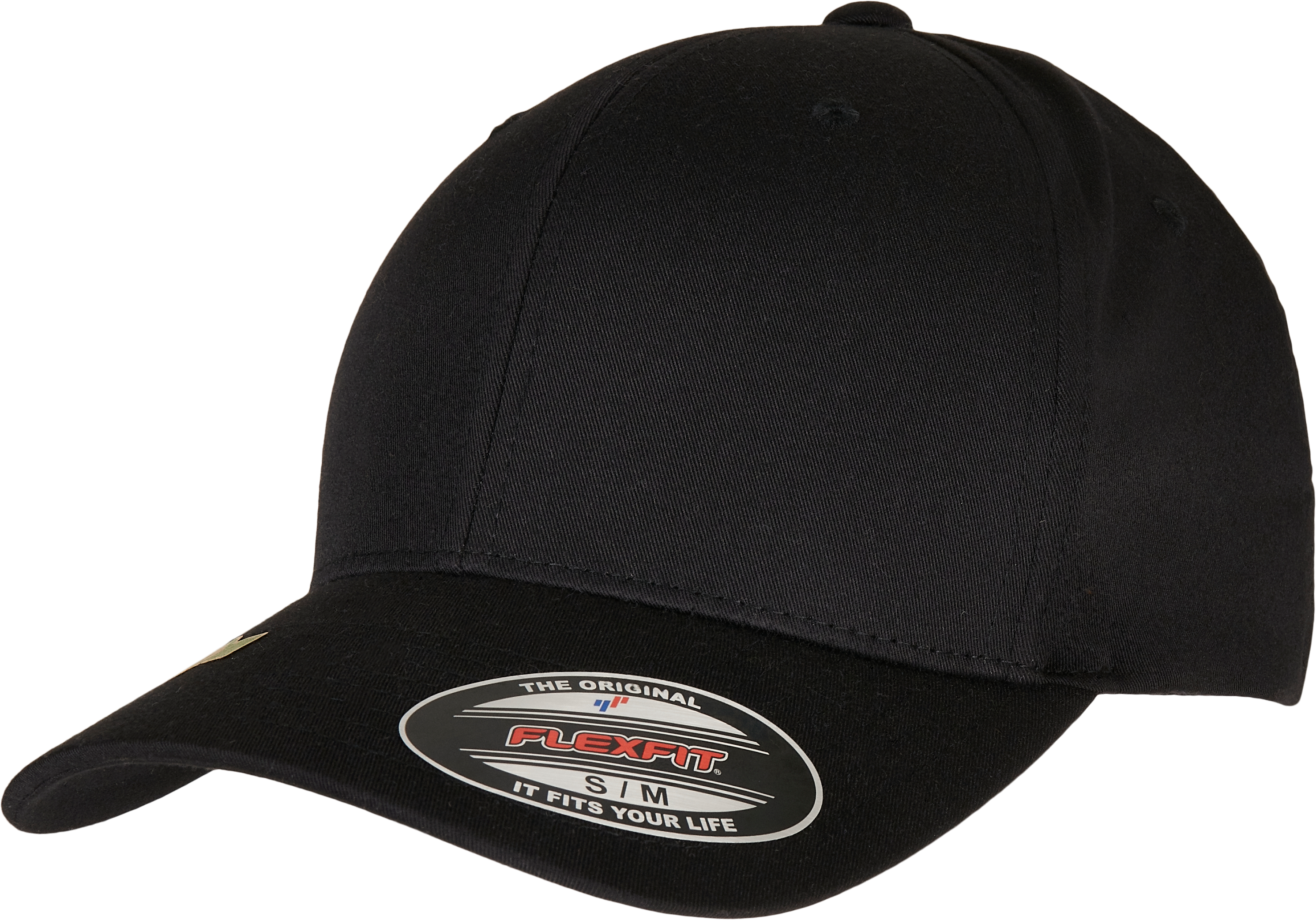 Curved Peak Cap in Recycled Polyester and Elastane | FL6277RP