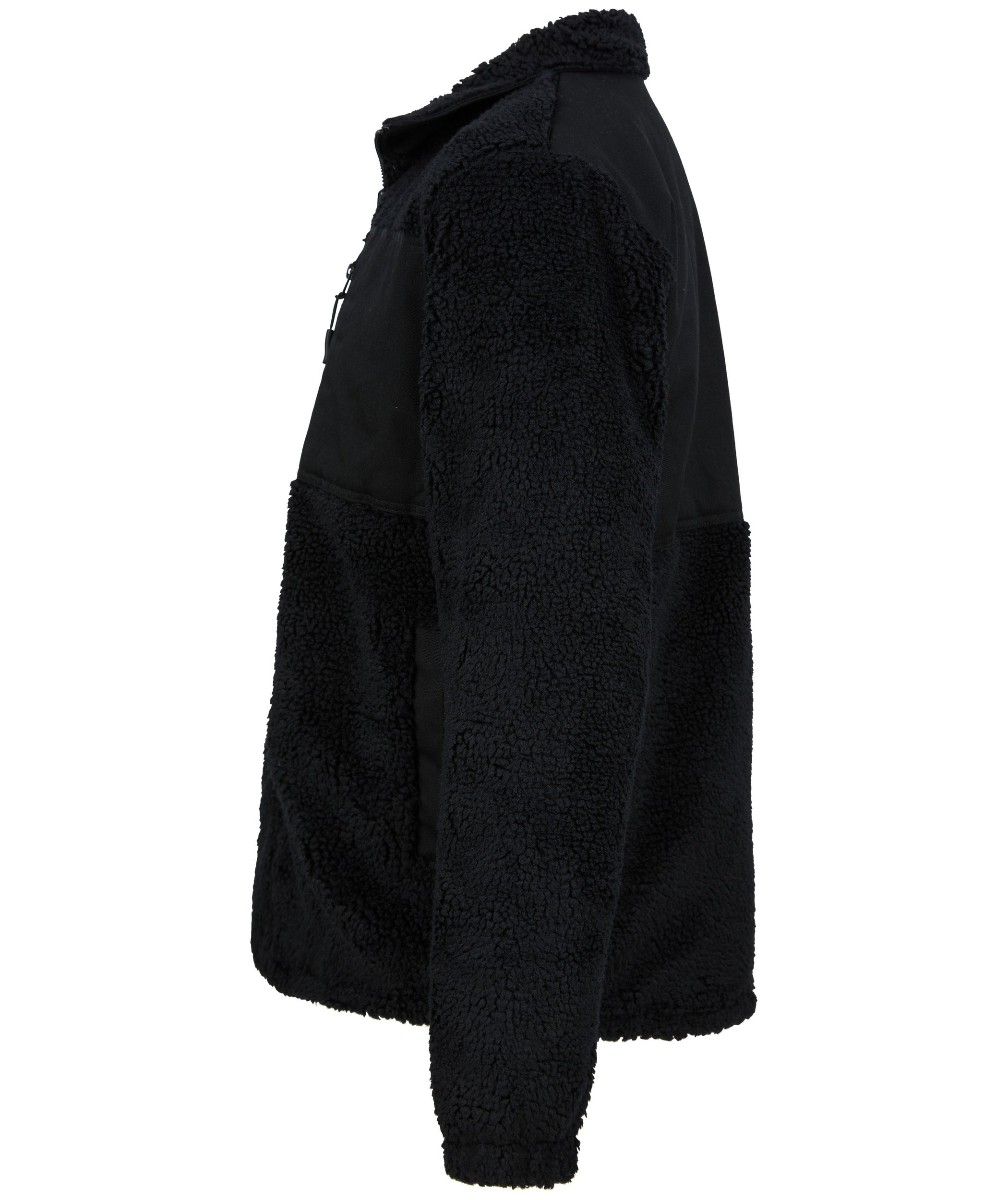 Sherpa Fleece Jacket with Funnel Neck in Recycled Polyester | FR854