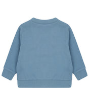 Kinder-Sweatshirt mit V-Ausschnitt aus regenerierter Baumwolle und recyceltem Polyester | LW800