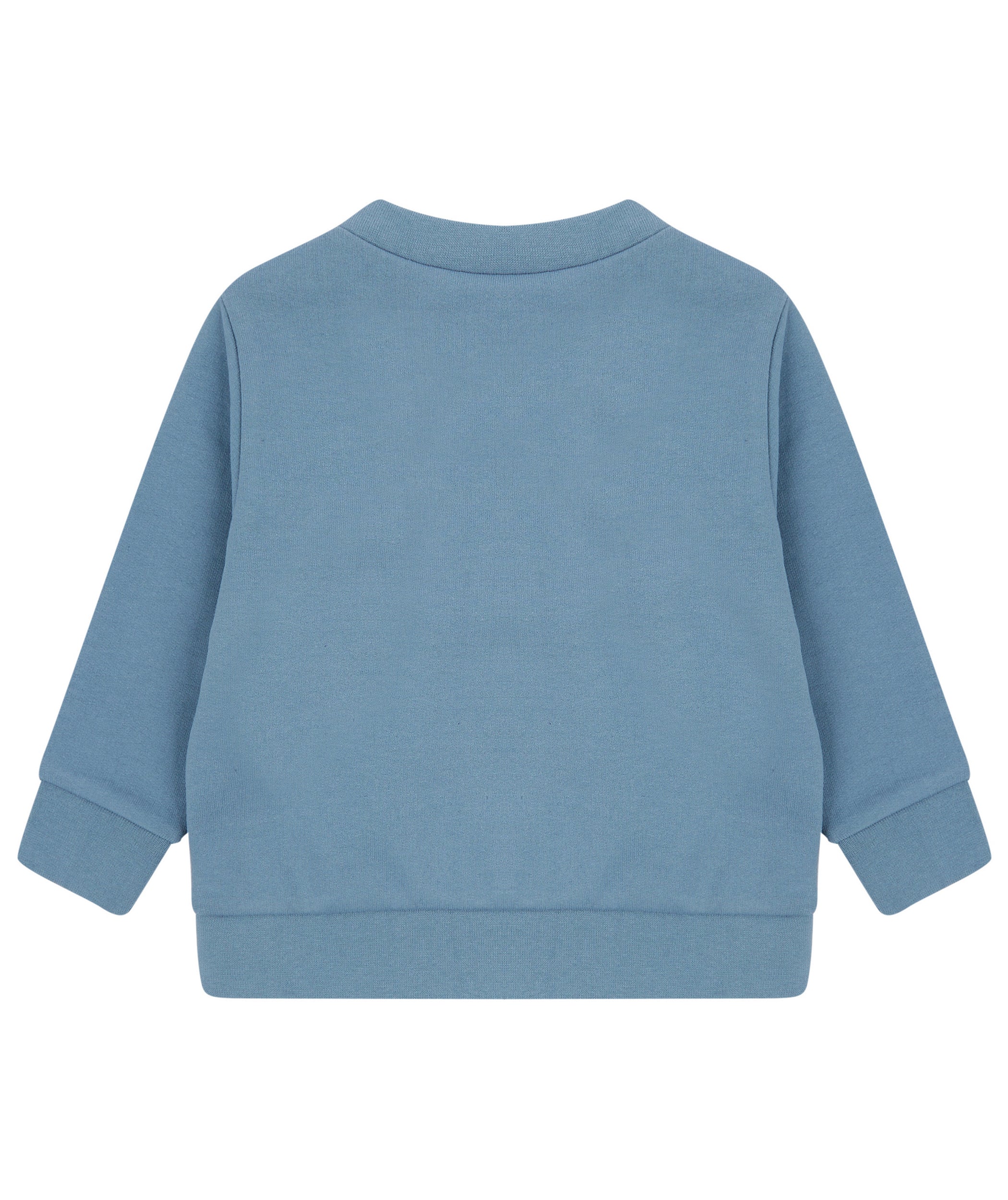 Kinder-Sweatshirt mit V-Ausschnitt aus regenerierter Baumwolle und recyceltem Polyester | LW800