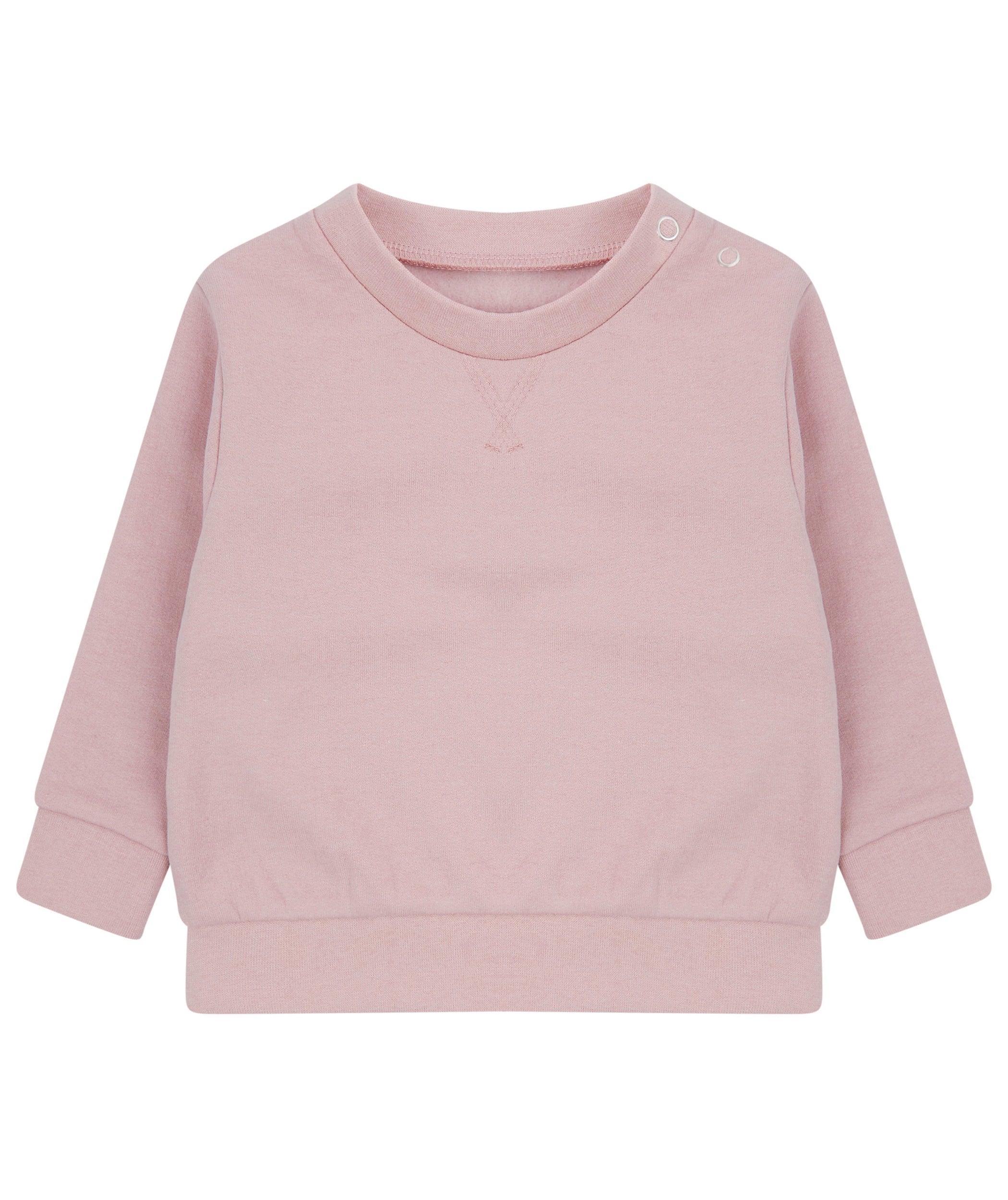 Kinder-Sweatshirt mit V-Ausschnitt aus regenerierter Baumwolle und recyceltem Polyester | LW800