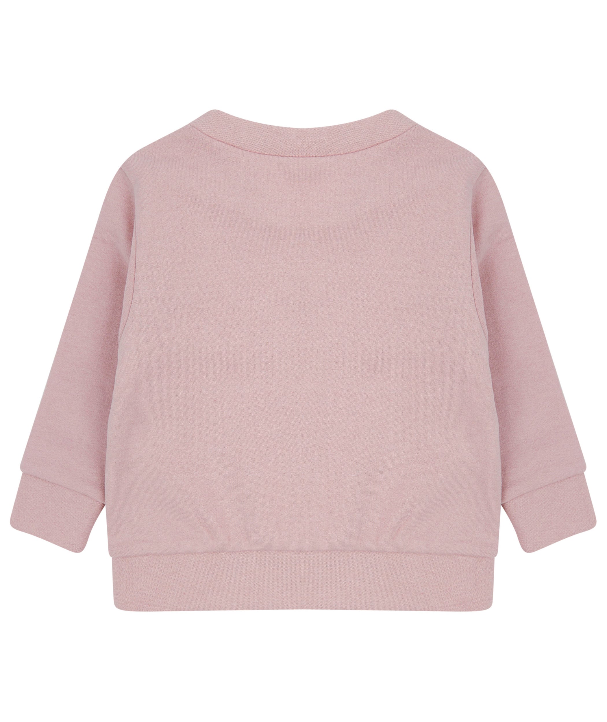 Kinder-Sweatshirt mit V-Ausschnitt aus regenerierter Baumwolle und recyceltem Polyester | LW800