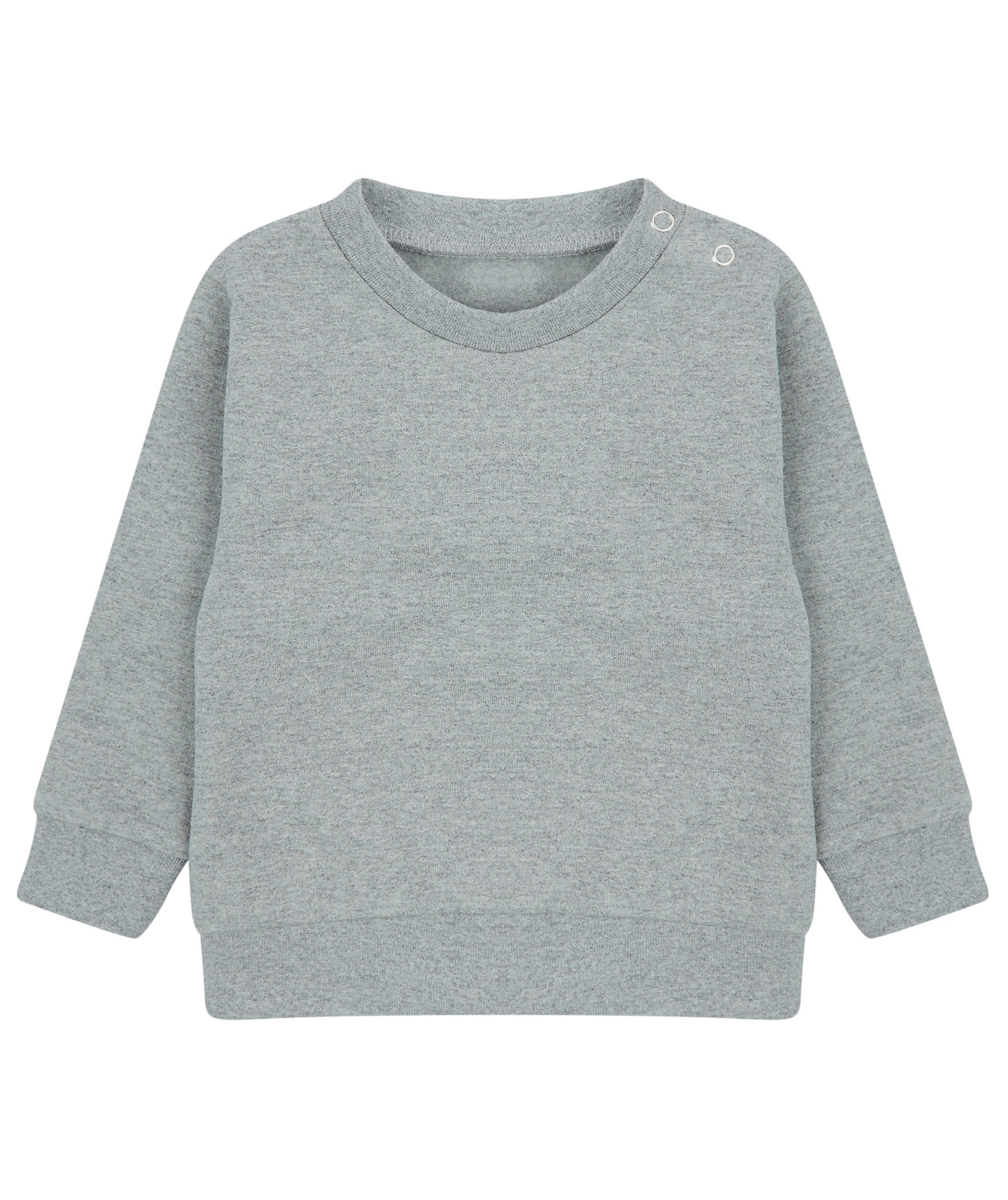 Kinder-Sweatshirt mit V-Ausschnitt aus regenerierter Baumwolle und recyceltem Polyester | LW800