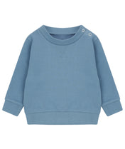 Kinder-Sweatshirt mit V-Ausschnitt aus regenerierter Baumwolle und recyceltem Polyester | LW800