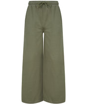 Pantalón de jogging de pernera ancha para mujer de algodón regenerado | SK431