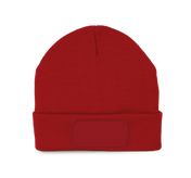 Recycelte Mütze mit Patch und Thinsulate-Futter - KP891