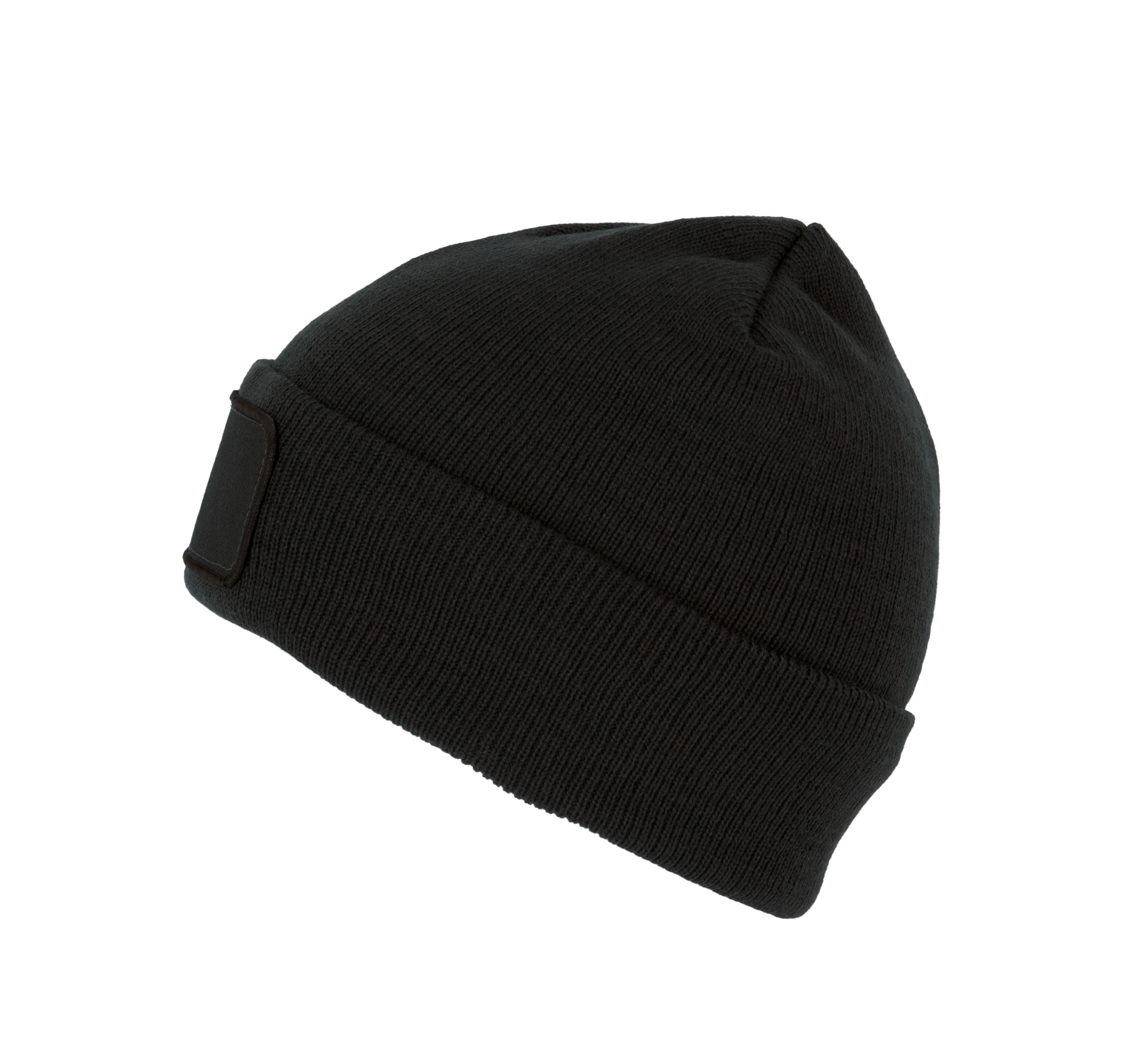 Recycelte Mütze mit Patch und Thinsulate-Futter - KP891