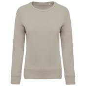 Dames Organisch Katoenen Crew Neck Raglanmouw Sweatshirt - K481