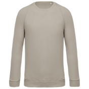 Heren Sweatshirt van Biologisch Katoen met Ronde Hals en Raglanmouwen - K480