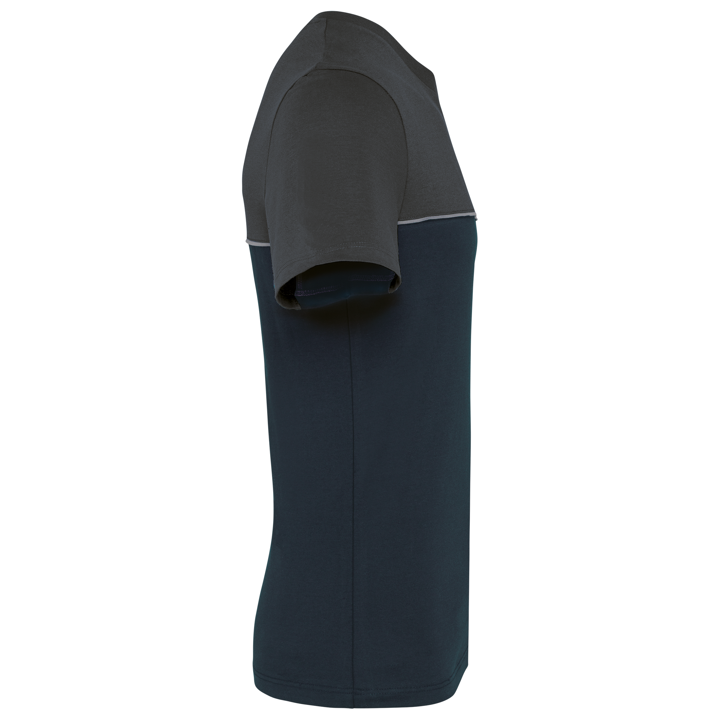 Recyceltes Zweifarbiges Kurzarm-T-Shirt - 190 g/m² - WK304