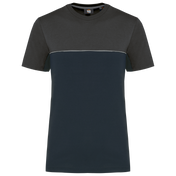 Recyceltes Zweifarbiges Kurzarm-T-Shirt - 190 g/m² - WK304