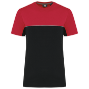 Recyceltes Zweifarbiges Kurzarm-T-Shirt - 190 g/m² - WK304